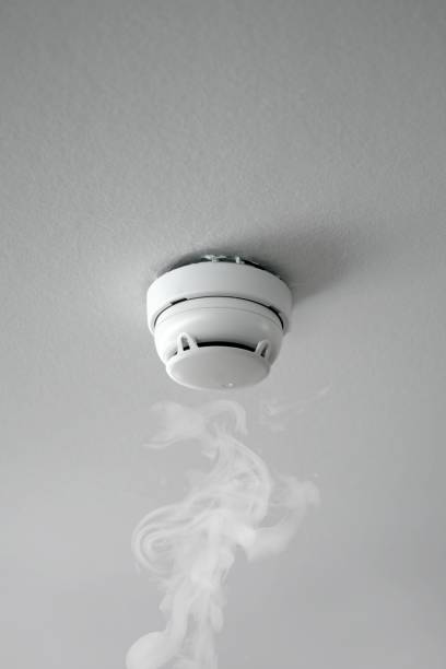smoke detector beeping
